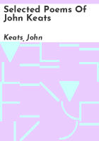 Selected_poems_of_John_Keats