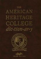 The_American_Heritage_college_dictionary